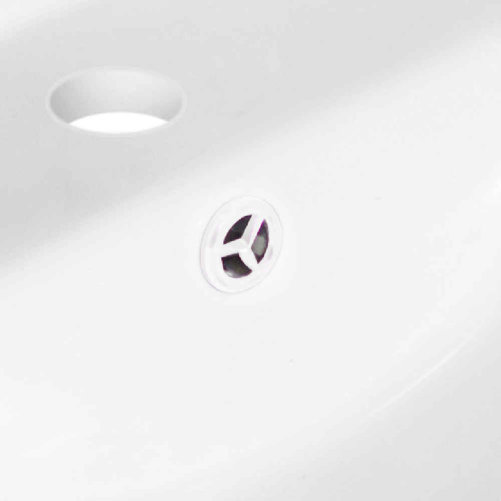 39.75-in. W 3H8-in. Ceramic Top Set In White Color