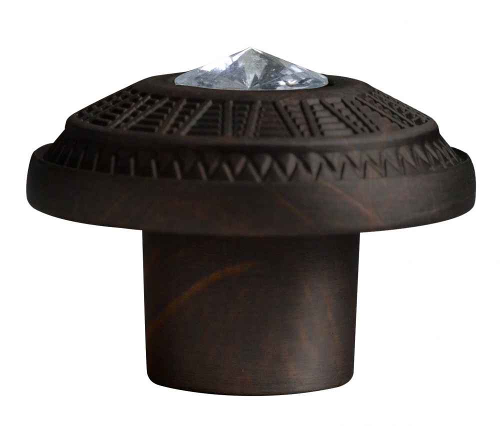 1.25-in. x 1.25-in. Stainless Steel  Cabinet Knob In Oil Rubbed Bronze