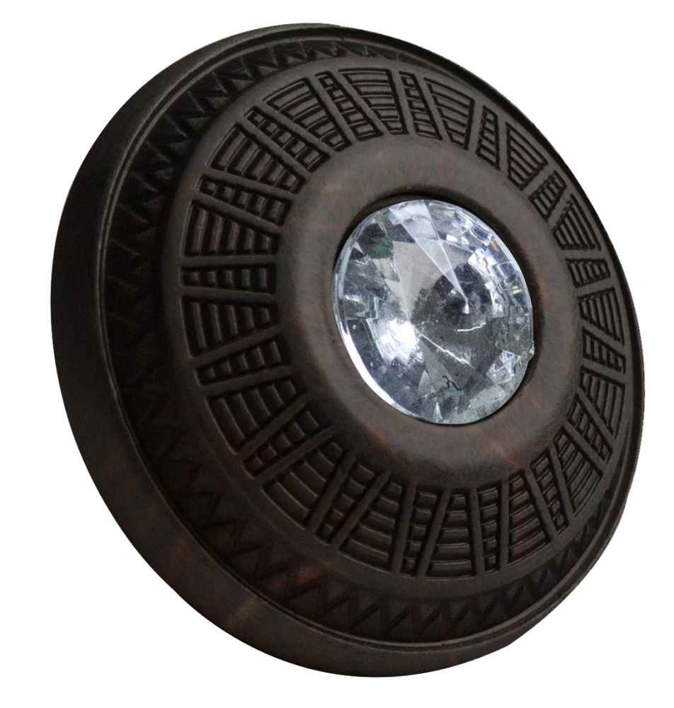 1.25-in. x 1.25-in. Stainless Steel  Cabinet Knob In Oil Rubbed Bronze
