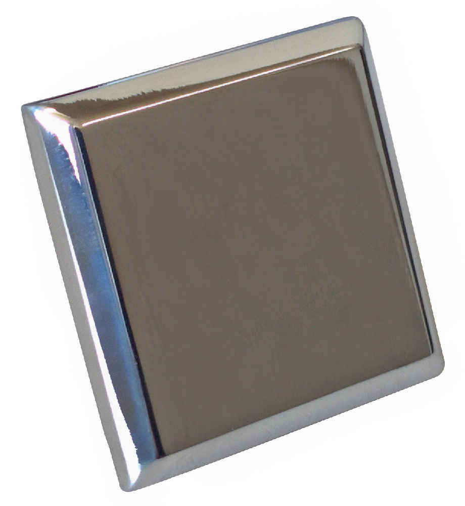 1.2-in. x 1.2-in. Stainless Steel  Cabinet Knob In Chrome