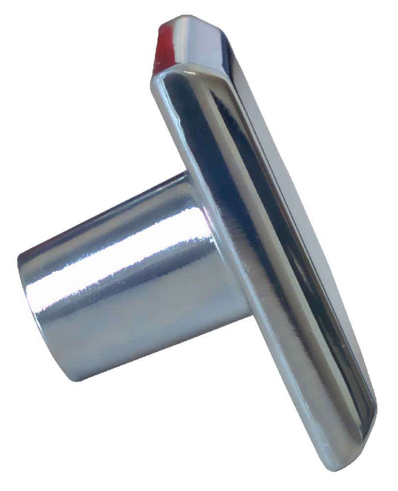 1.2-in. x 1.2-in. Stainless Steel  Cabinet Knob In Chrome