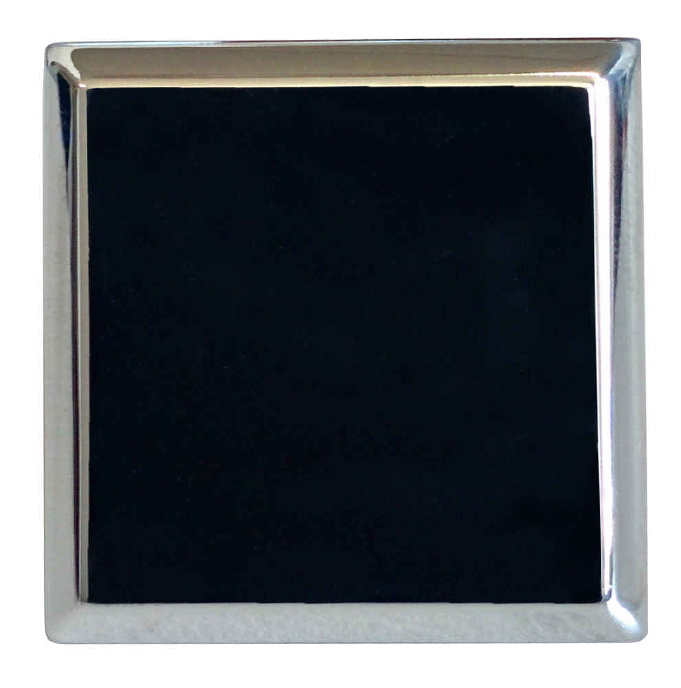 1.2-in. x 1.2-in. Stainless Steel  Cabinet Knob In Chrome
