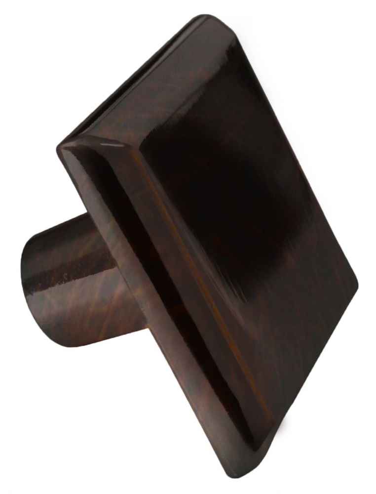 1.2-in. x 1.2-in. Stainless Steel  Cabinet Knob In Oil Rubbed Bronze