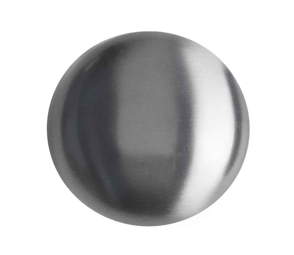 1.25-in. x 1.25-in. Stainless Steel  Cabinet Knob In Chrome