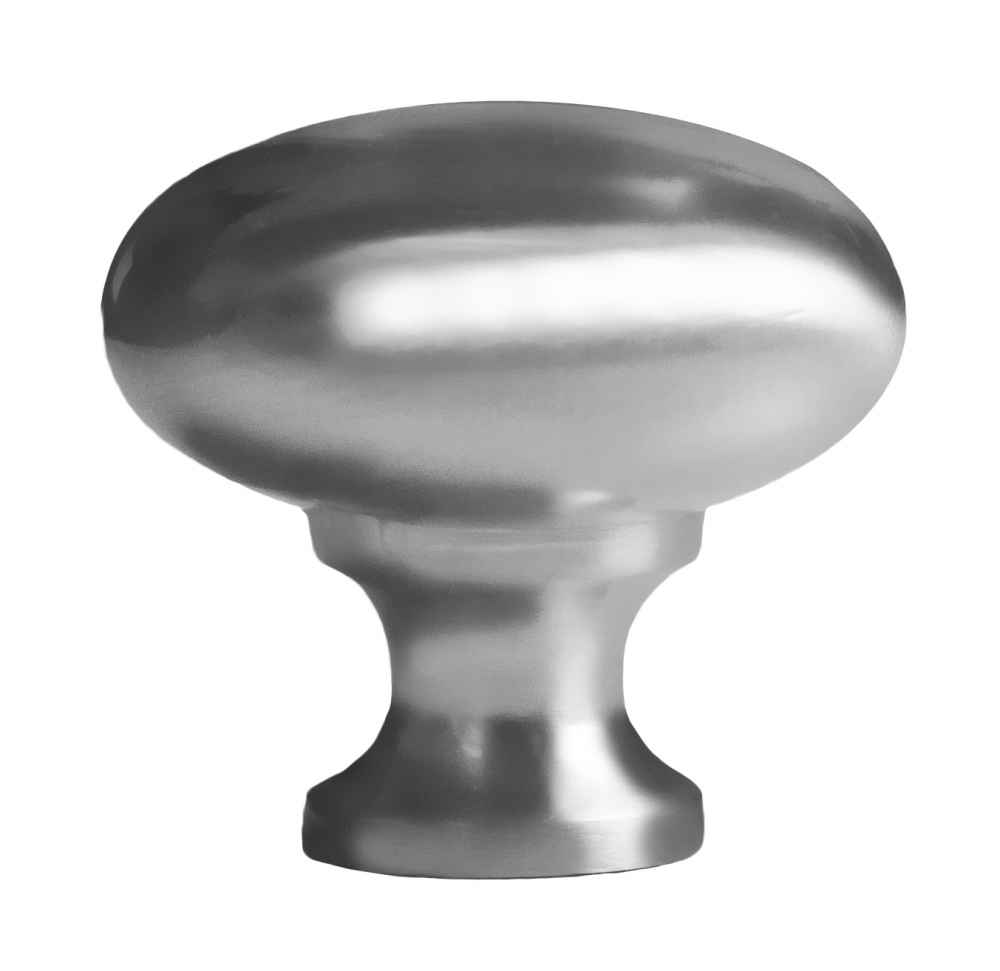 1.25-in. x 1.25-in. Stainless Steel  Cabinet Knob In Chrome