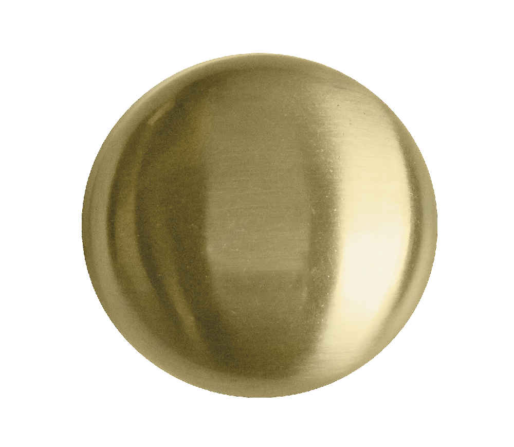 1.25-in. x 1.25-in. Stainless Steel  Cabinet Knob In Gold