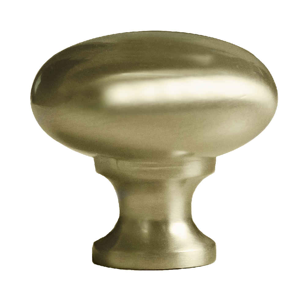 1.25-in. x 1.25-in. Stainless Steel  Cabinet Knob In Gold