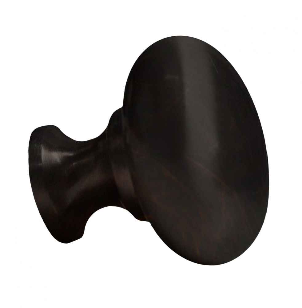 1.25-in. x 1.25-in. Stainless Steel  Cabinet Knob In Oil Rubbed Bronze