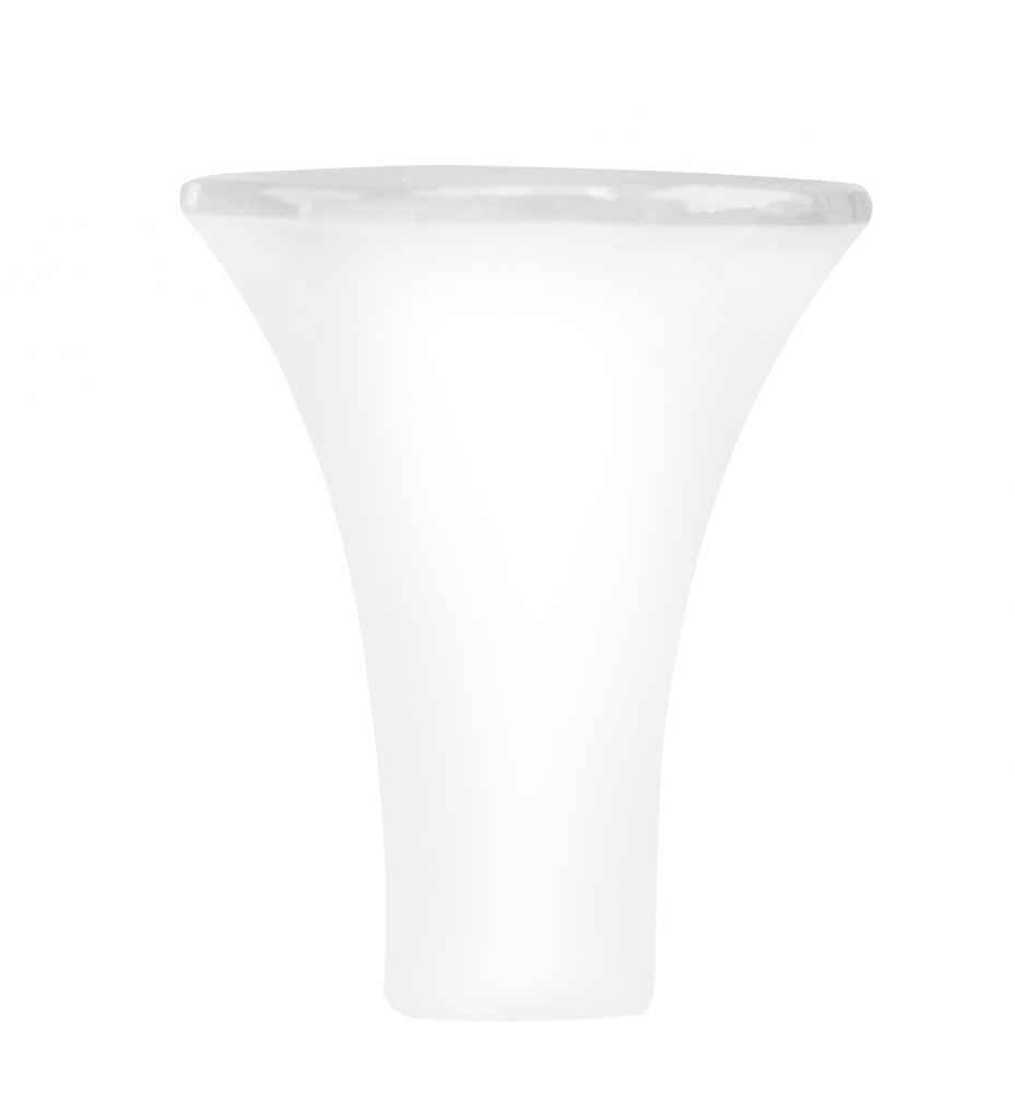 1-in. x 1-in. Stainless Steel  Cabinet Knob In White