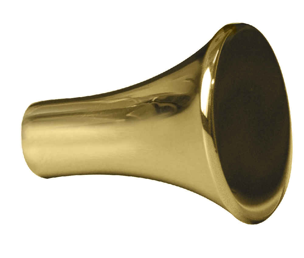 1-in. x 1-in. Stainless Steel  Cabinet Knob In Gold