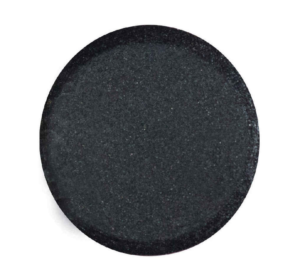 1-in. x 1-in. Stainless Steel Cabinet Knob In Black