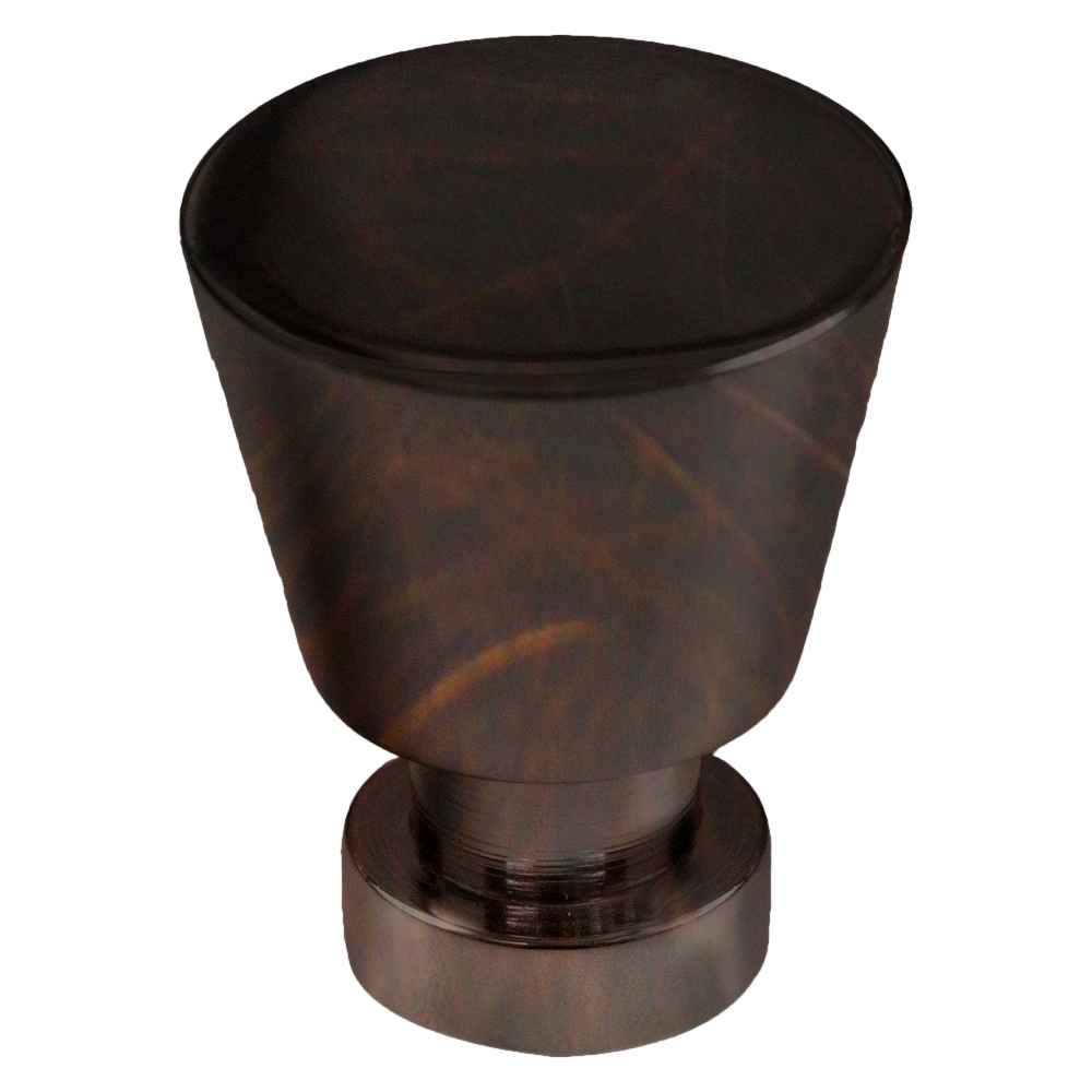 1-in. x 1-in. Stainless Steel  Cabinet Knob In Oil Rubbed Bronze