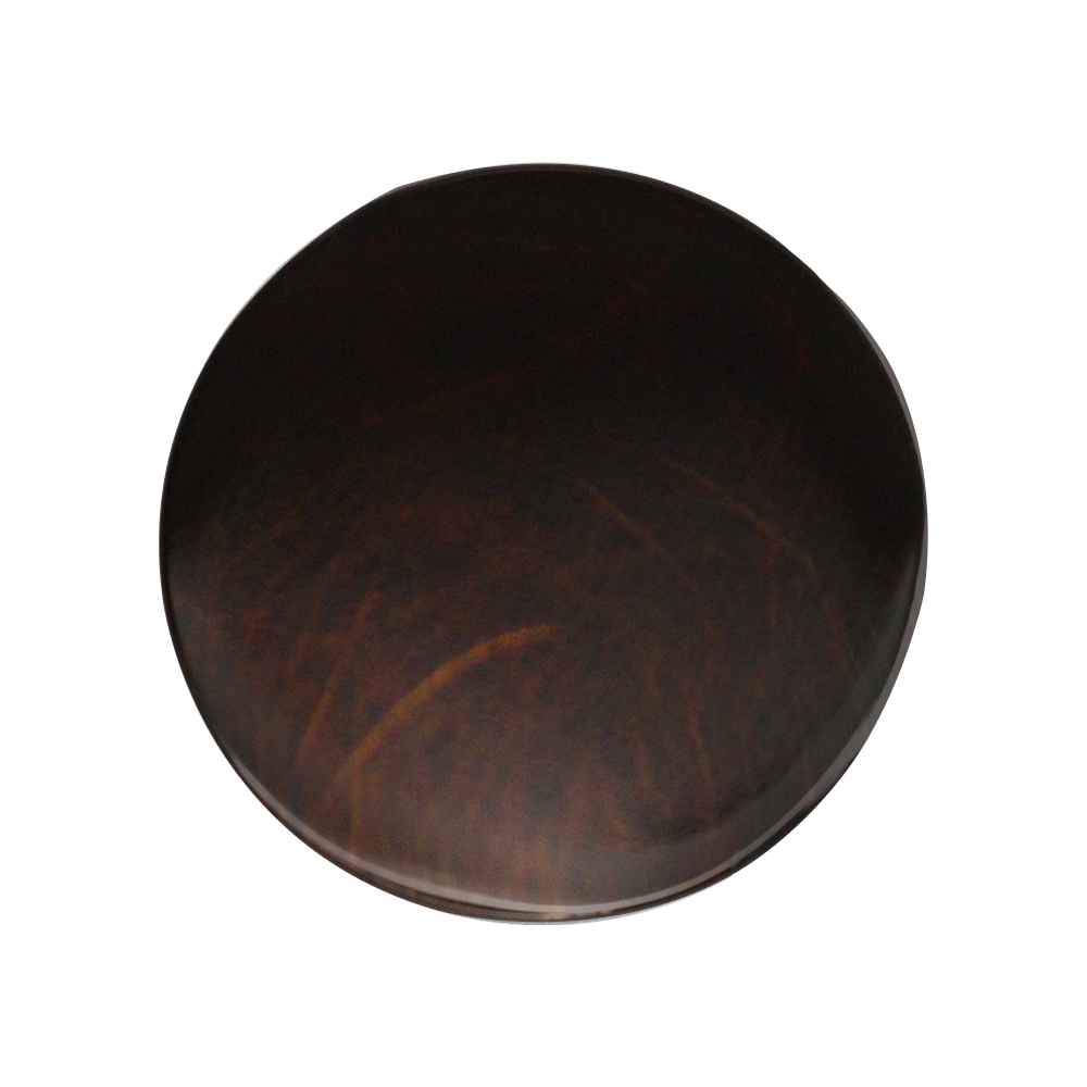 1-in. x 1-in. Stainless Steel  Cabinet Knob In Oil Rubbed Bronze