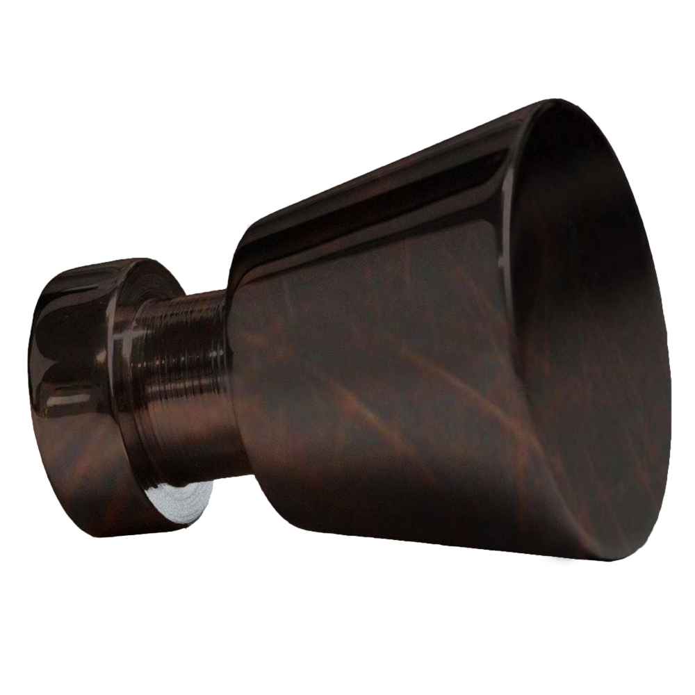 1-in. x 1-in. Stainless Steel  Cabinet Knob In Oil Rubbed Bronze