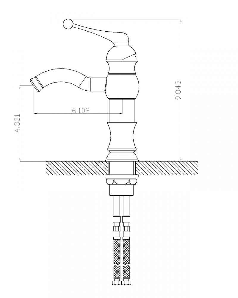 20.5-in. x 18.5-in. Rectangle Bathroom Vessel Sink Set White Enamel Glaze