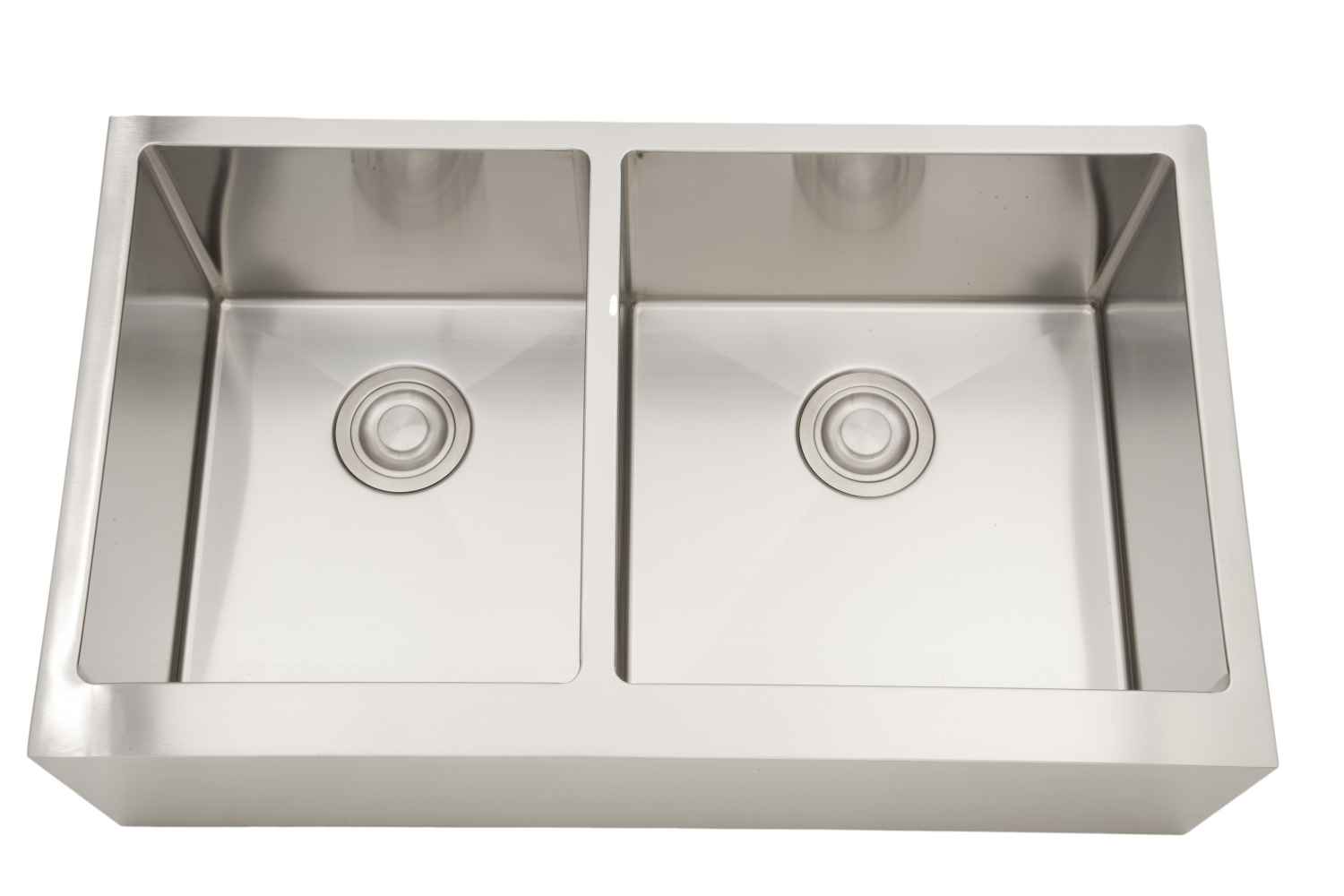 32-in. W CSA Approved Stainless Steel Kitchen Sink With 2 Bowl And 16 Gauge