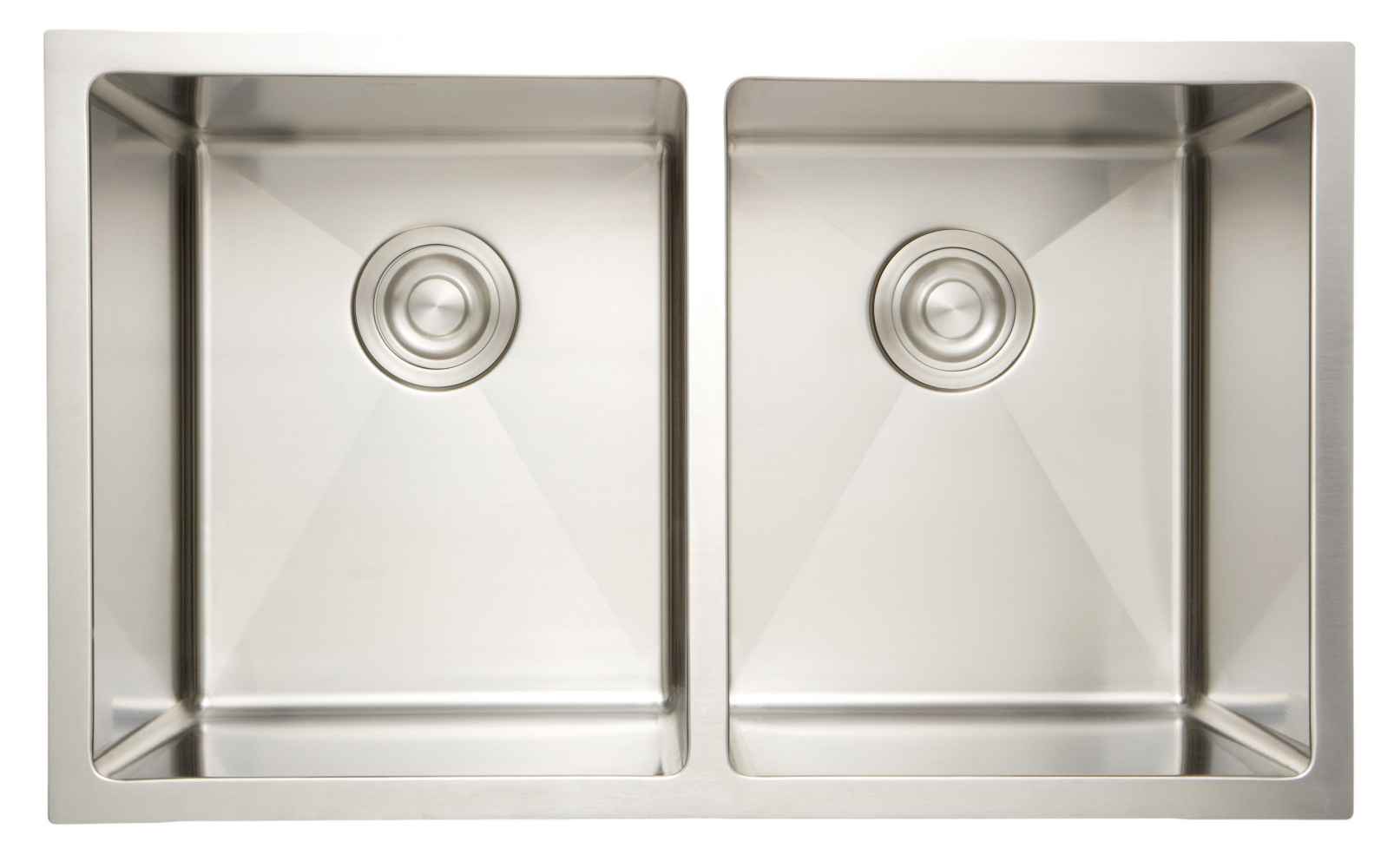 32-in. W CSA Approved Stainless Steel Kitchen Sink With 2 Bowl And 18 Gauge