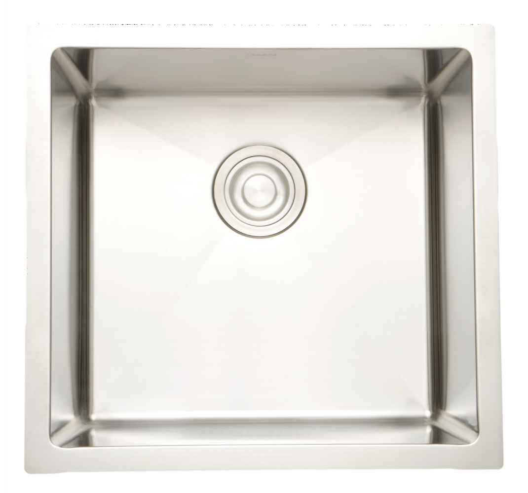 17-in. W CSA Approved Stainless Steel Kitchen Sink With 1 Bowl And 18 Gauge