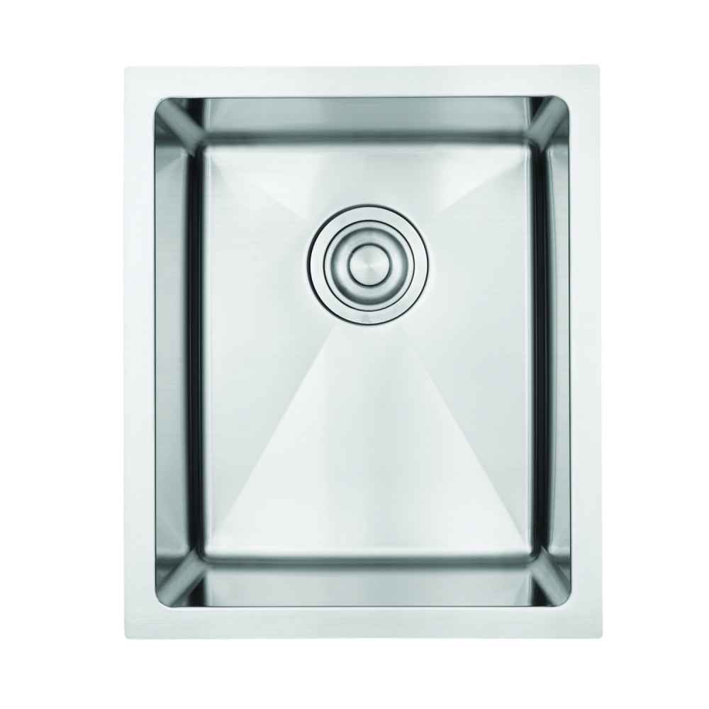 15-in. W CSA Approved Stainless Steel Kitchen Sink With 1 Bowl And 18 Gauge