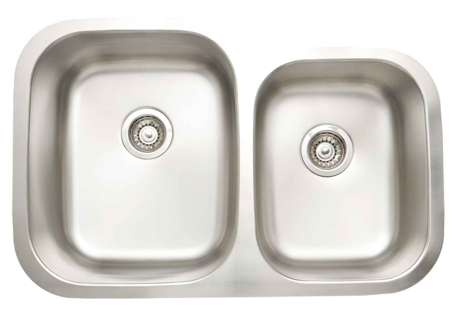 32-in. W CSA Approved Stainless Steel Kitchen Sink With 2 Bowl And 18 Gauge