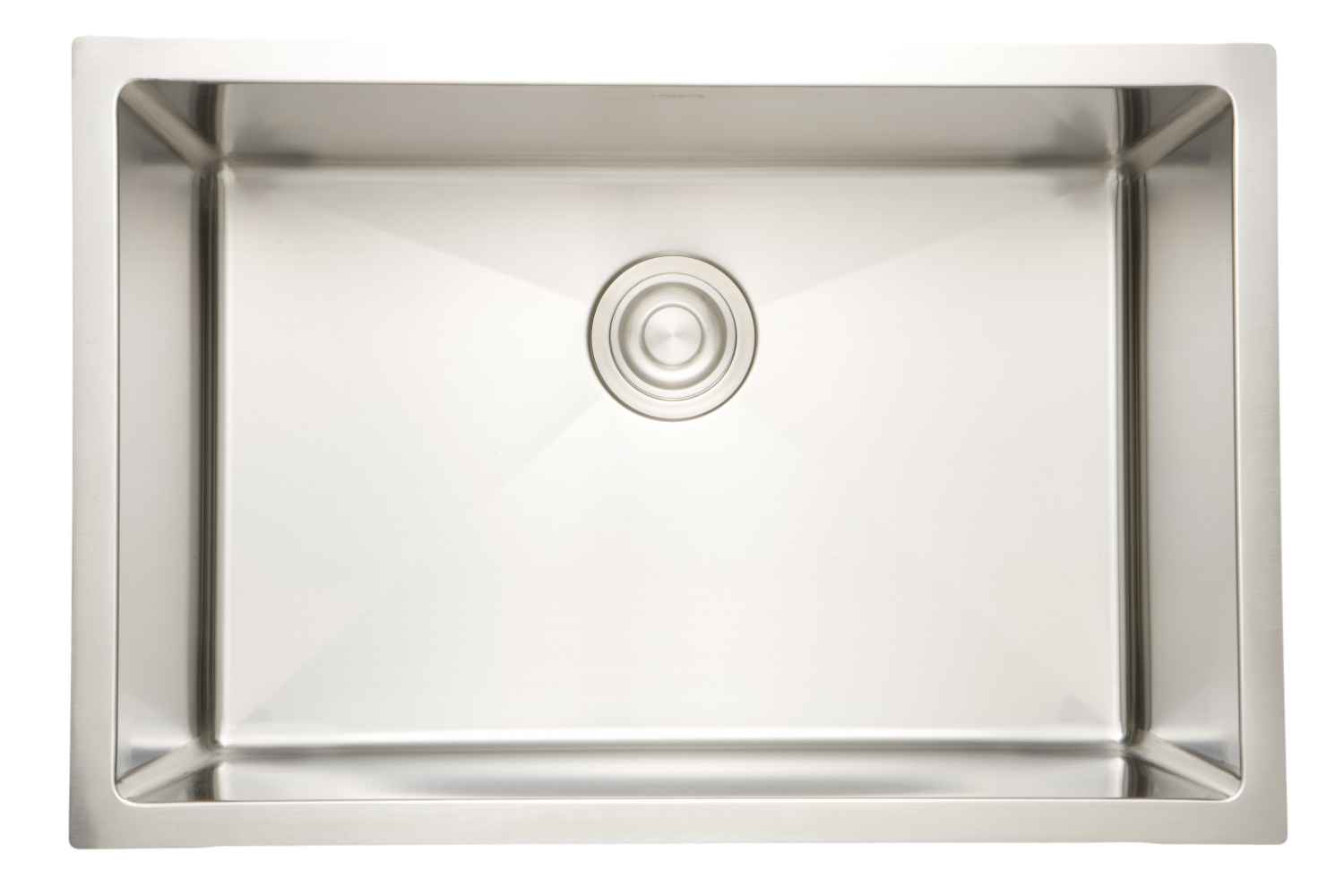 27-in. W CSA Approved Chrome Laundry Sink With 1 Bowl And 18 Gauge