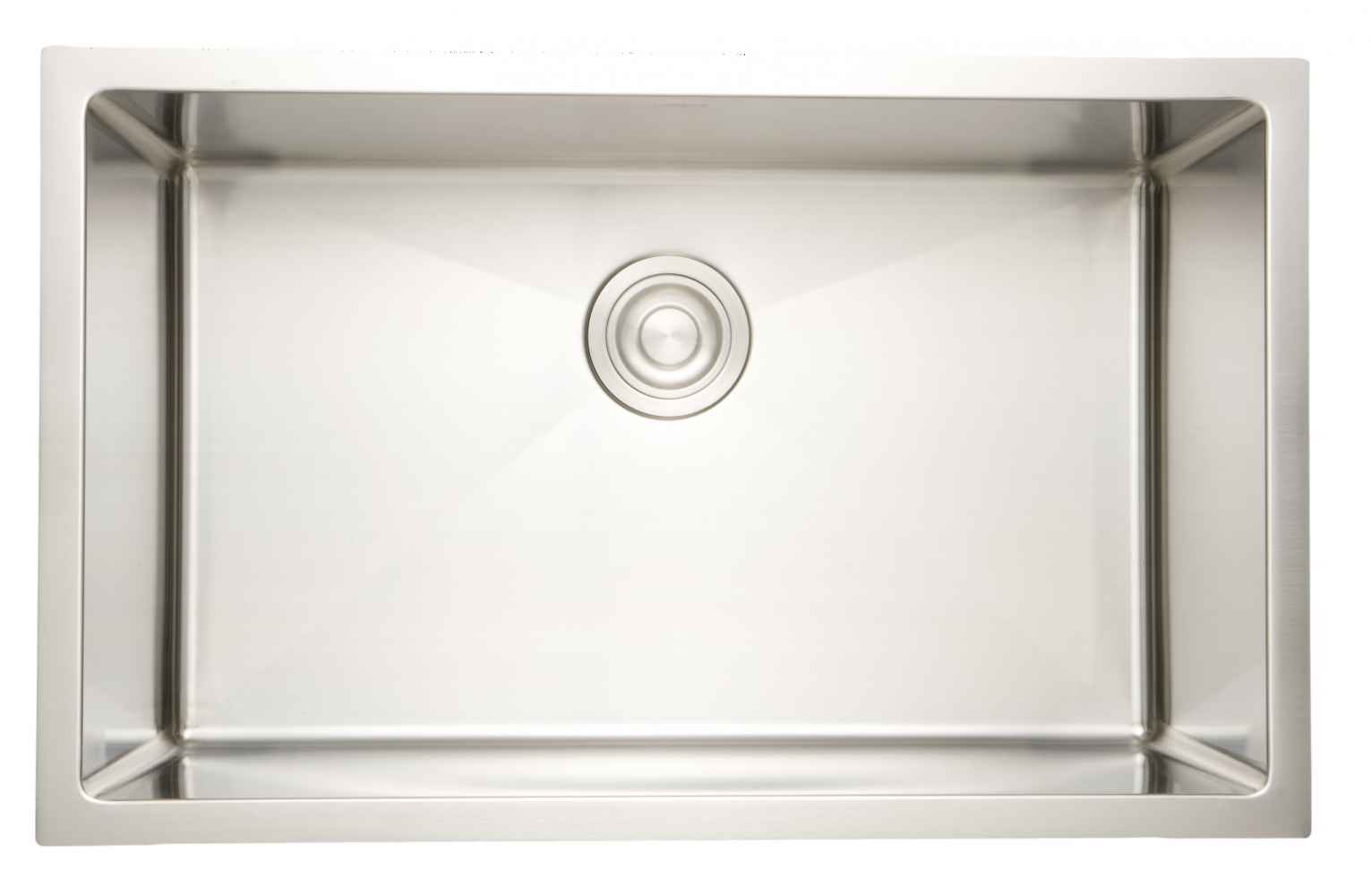 32-in. W CSA Approved Stainless Steel Kitchen Sink With 1 Bowl And 18 Gauge