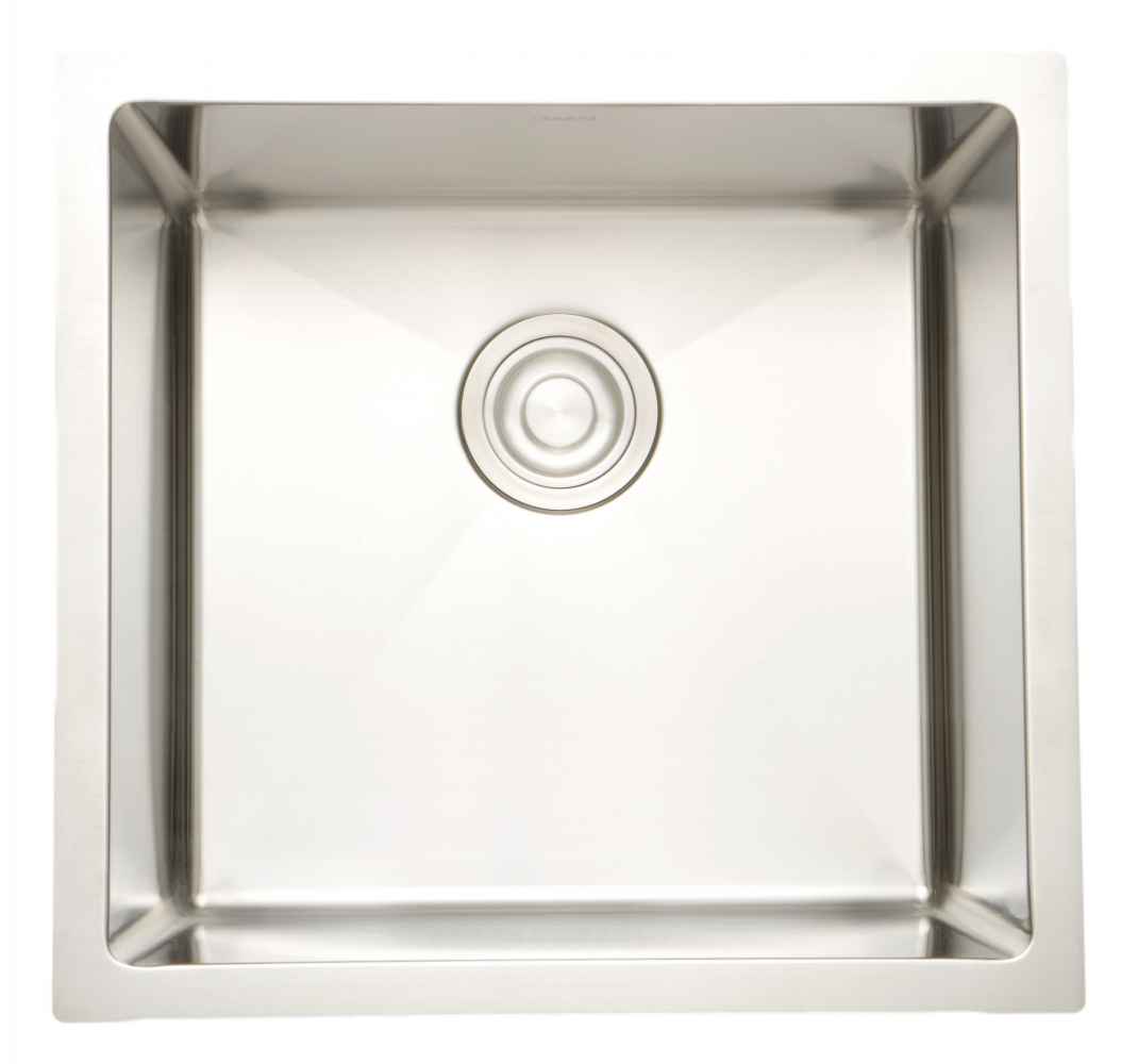 20-in. W CSA Approved Chrome Laundry Sink With 1 Bowl And 18 Gauge