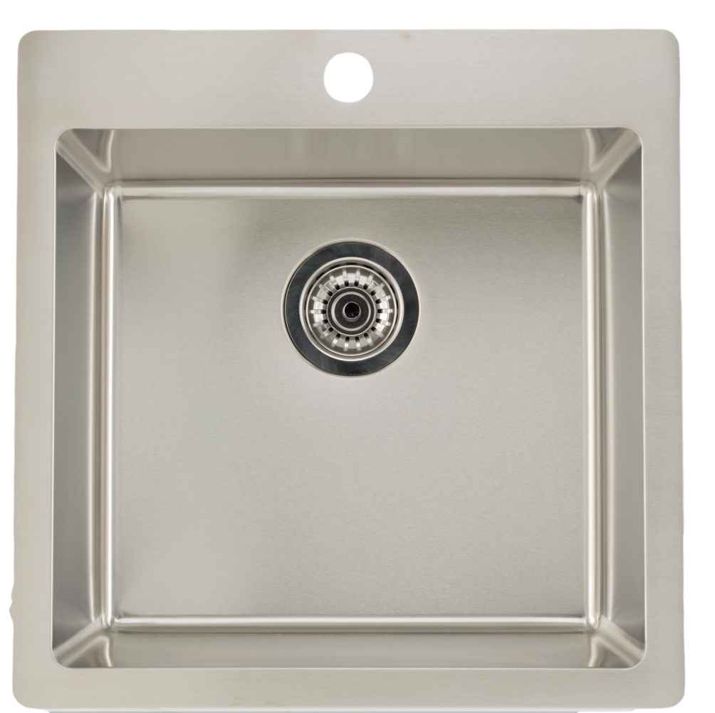 19.75-in. W CSA Approved Stainless Steel Kitchen Sink With 1 Bowl And 18 Gauge
