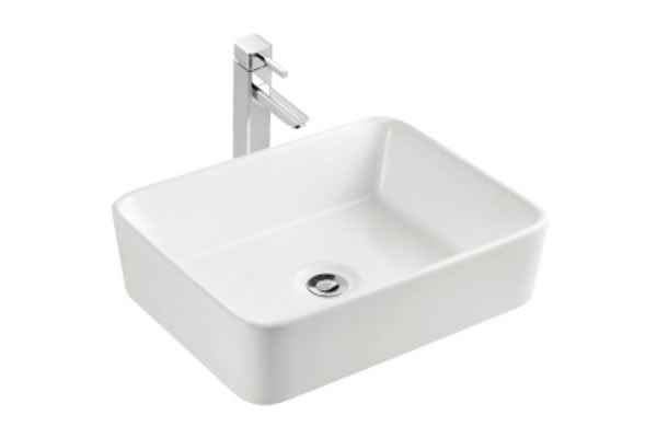 18.875-in. x 14.625-in. Rectangle Bathroom Vessel Sink White Enamel Glaze