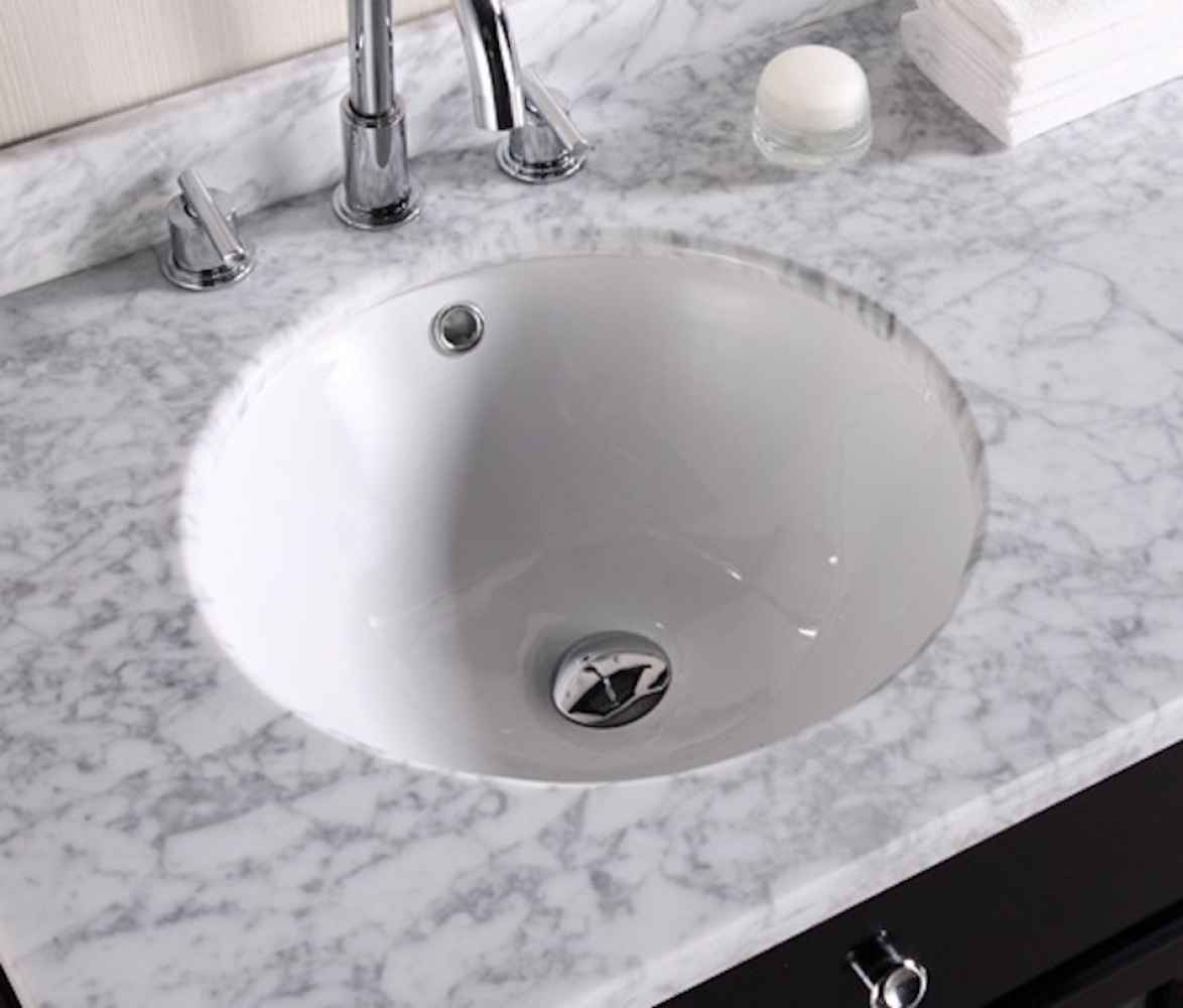 17-in. x 17-in. Ceramic Bathroom Undermount Sink In White CUPC