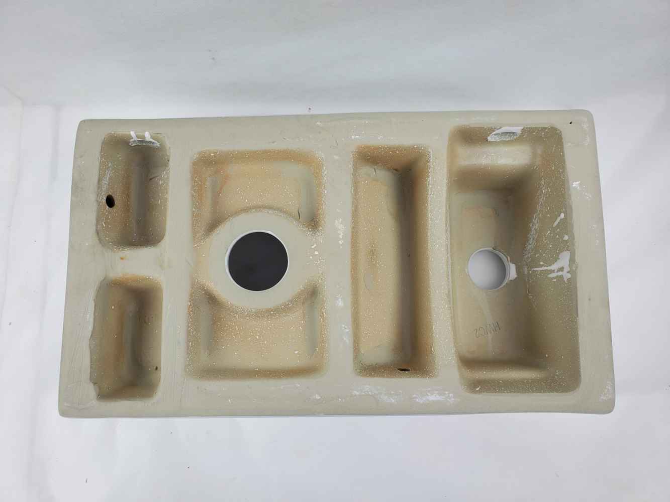 16.3-in. x 8.7-in. Rectangle Bathroom Vessel Sink White Enamel Glaze