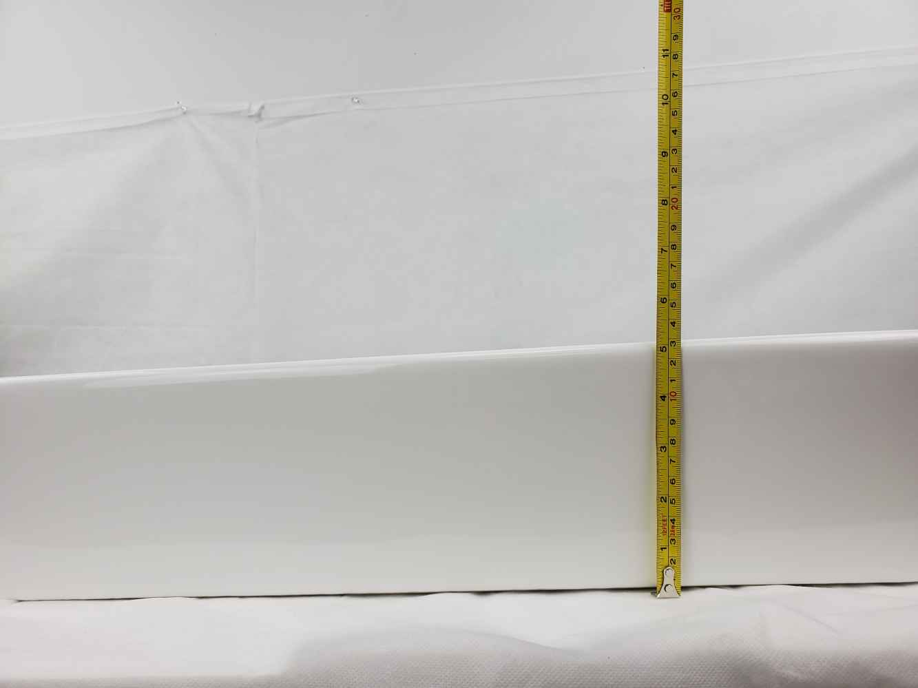 23-in. x 14.6-in. Rectangle Bathroom Vessel Sink White Enamel Glaze