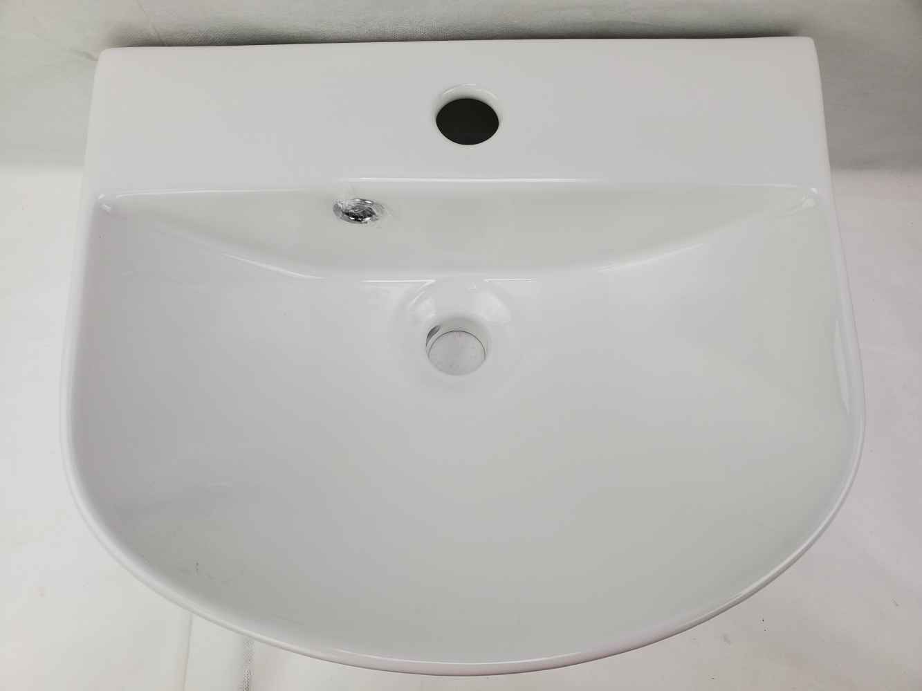 17.3-in. x 14.4-in. Rectangle Bathroom Vessel Sink White Enamel Glaze
