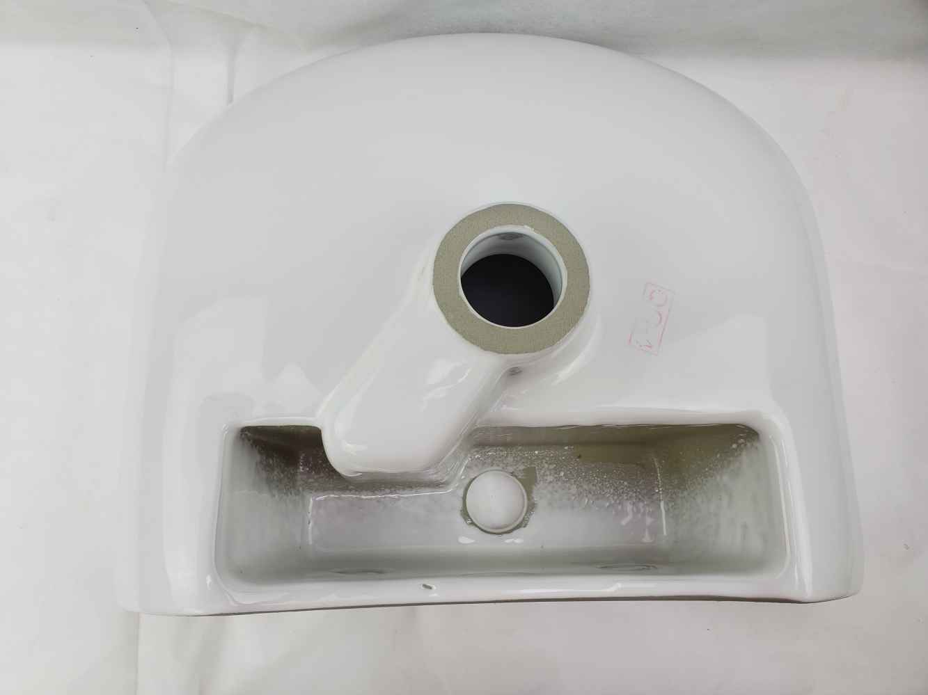 17.3-in. x 14.4-in. Rectangle Bathroom Vessel Sink White Enamel Glaze