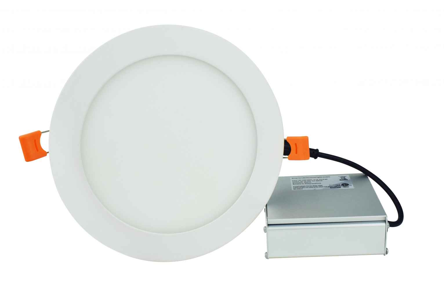 6-in. W Round Aluminum Semi-Recessed Pot Light In White Color