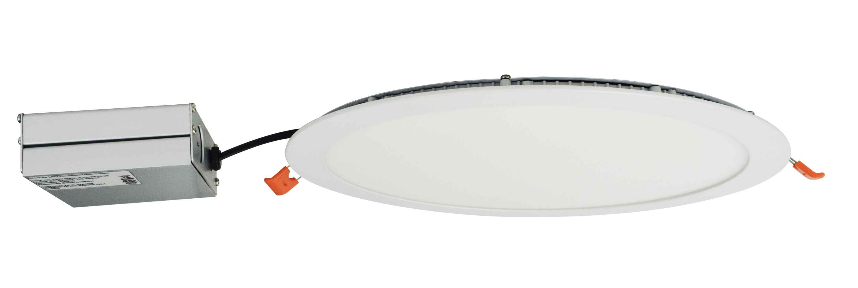 12-in. W Round Aluminum Semi-Recessed Pot Light In White Color