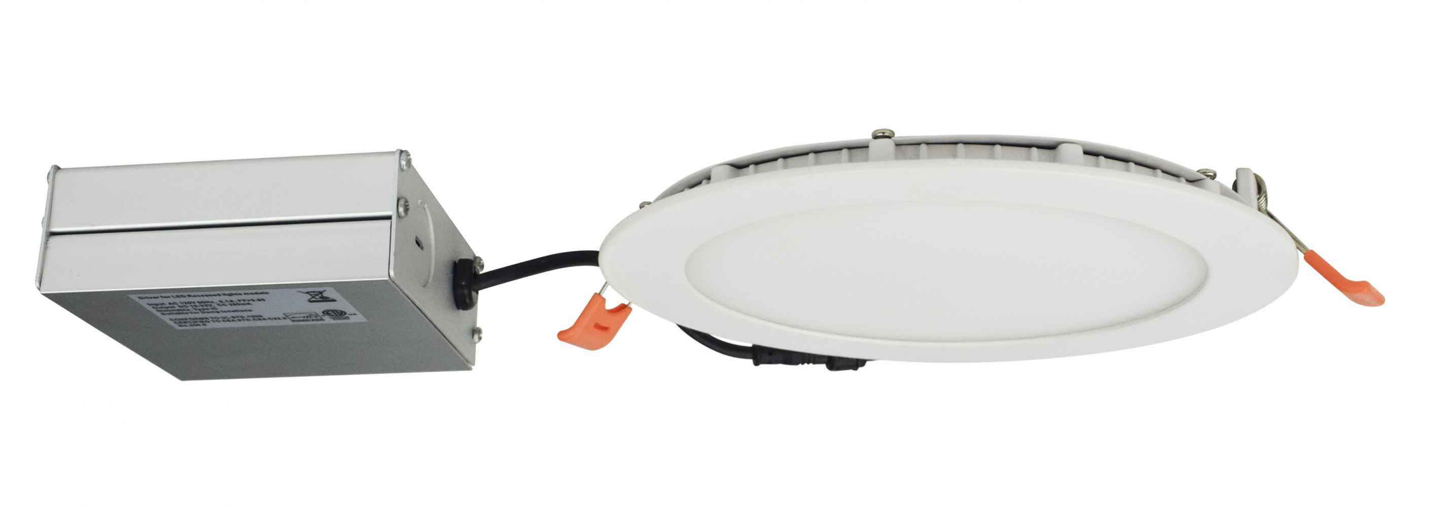 12 Pieces Set Of 6-in. W Round Aluminum Semi-Recessed Pot Lights In White
