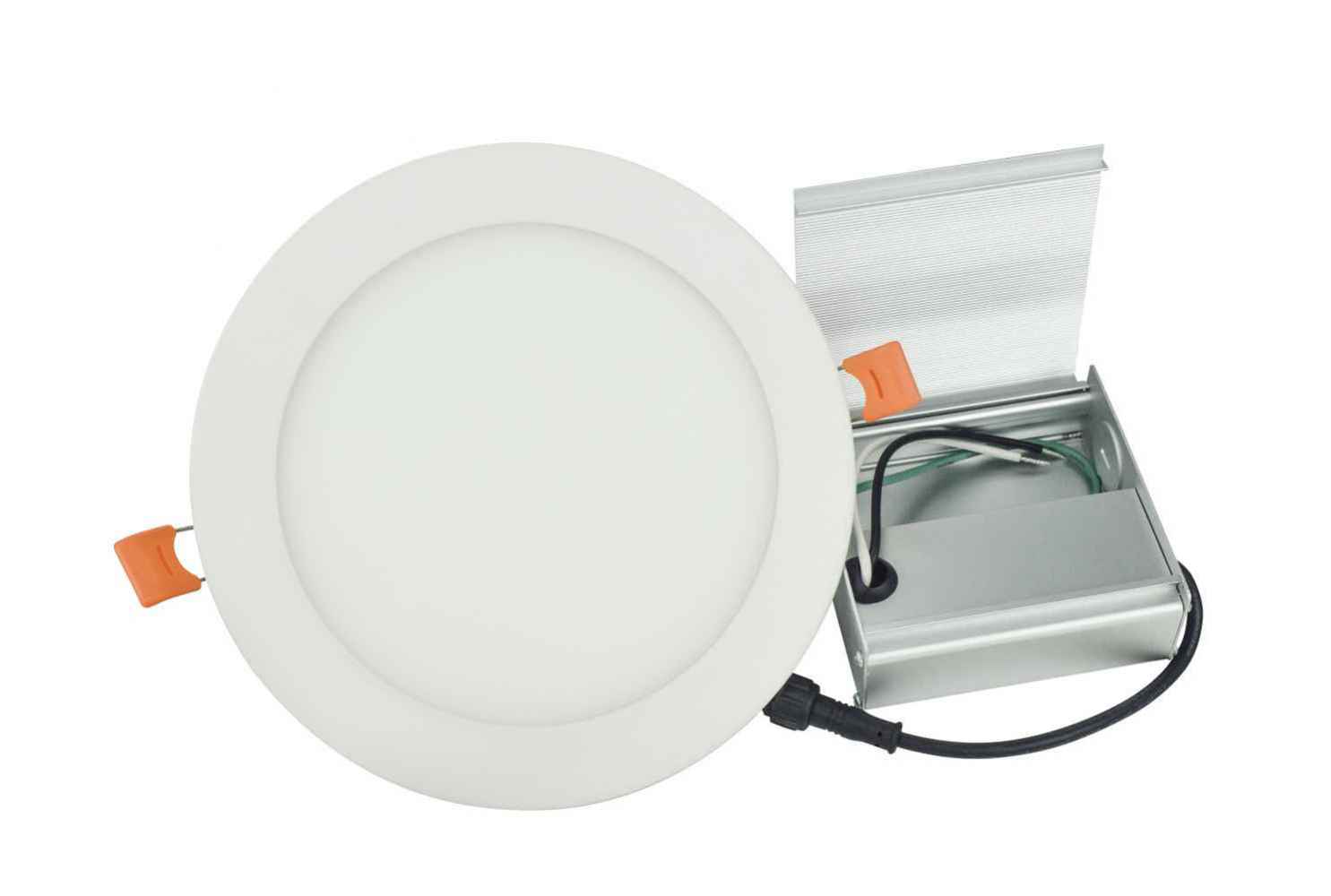 48 Pieces Set Of 6-in. W Round Aluminum Semi-Recessed Pot Lights In White