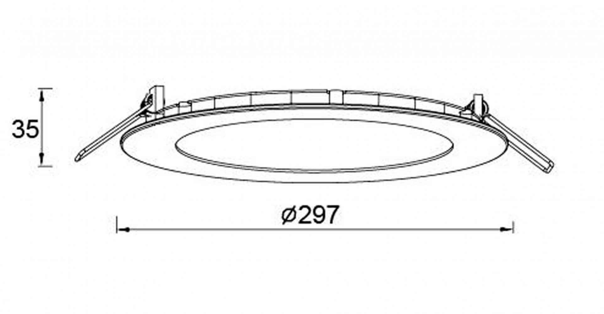24 Pieces Set Of 12-in. W Round Aluminum Semi-Recessed Pot Lights In White