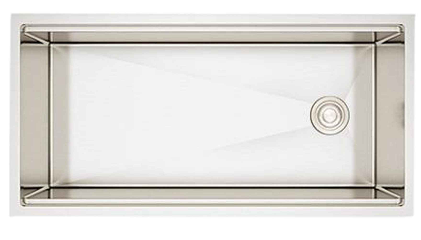 42-in. W CSA Approved Stainless Steel Kitchen Sink With 1 Bowl And 16 Gauge