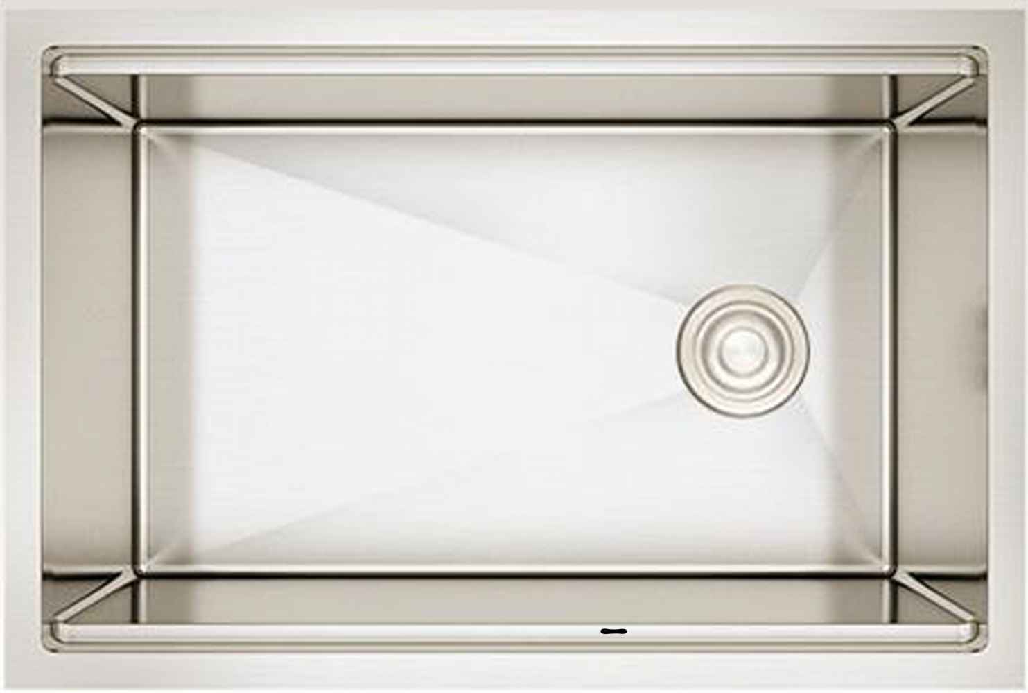 27-in. W CSA Approved Stainless Steel Kitchen Sink With 1 Bowl And 16 Gauge