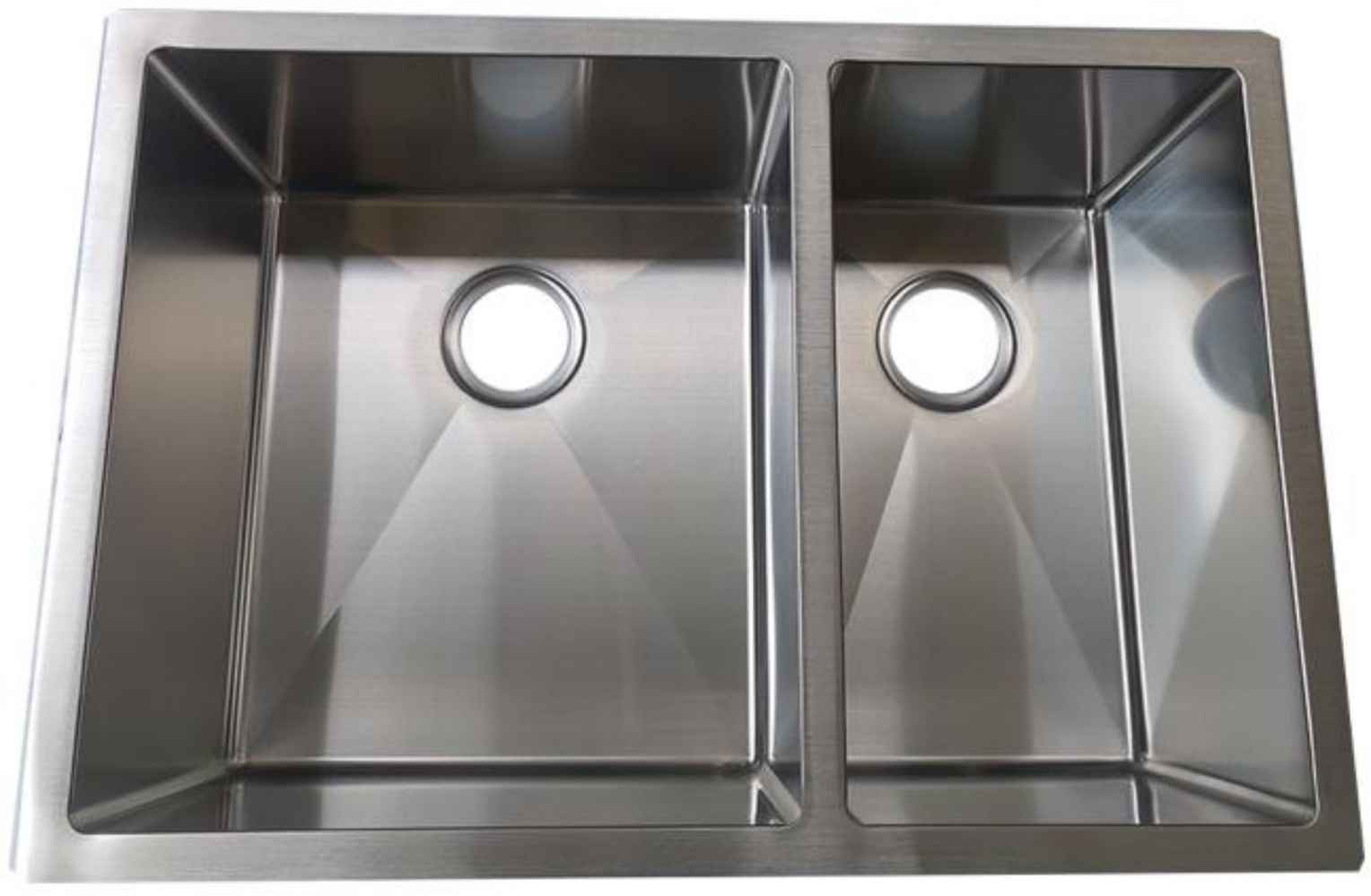29-in. W CUPC Approved Stainless Steel Kitchen Sink With 2 Bowl And 18 Gauge