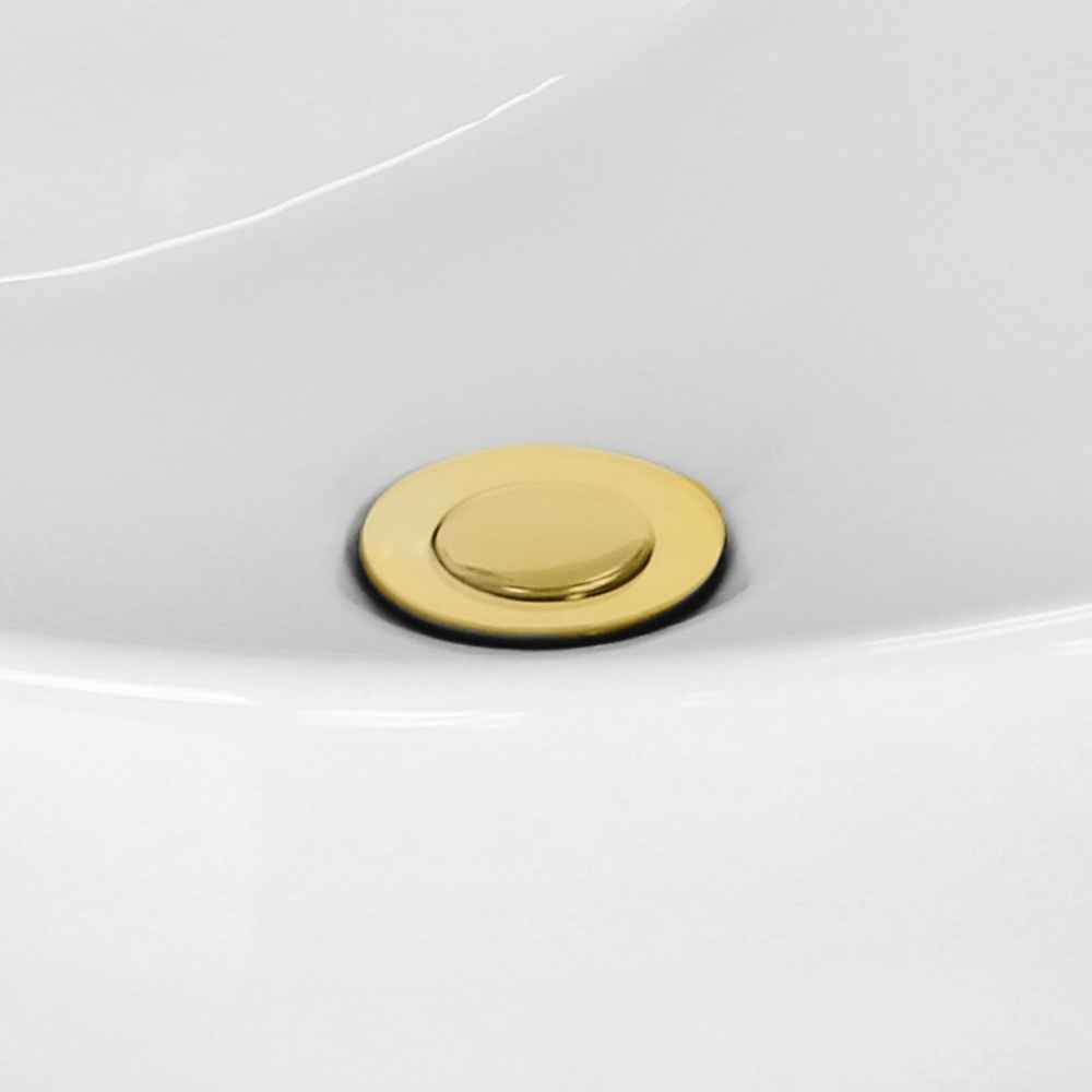 19.9-in. W 3H4-in. Ceramic Top Set In White Color - Overflow Drain Incl.
