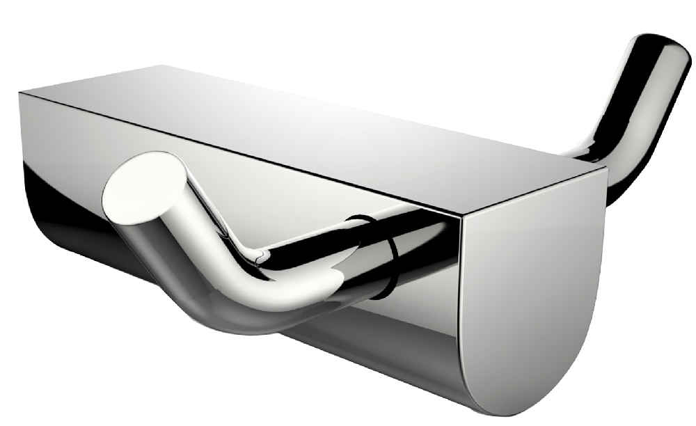 4-in. x 1.4-in. Robe Hook Chrome Stainless Steel