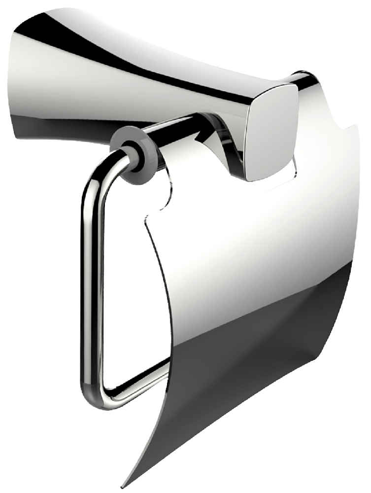 5.67-in. x 6.24-in. Toilet Paper Roll Holder Chrome Stainless Steel