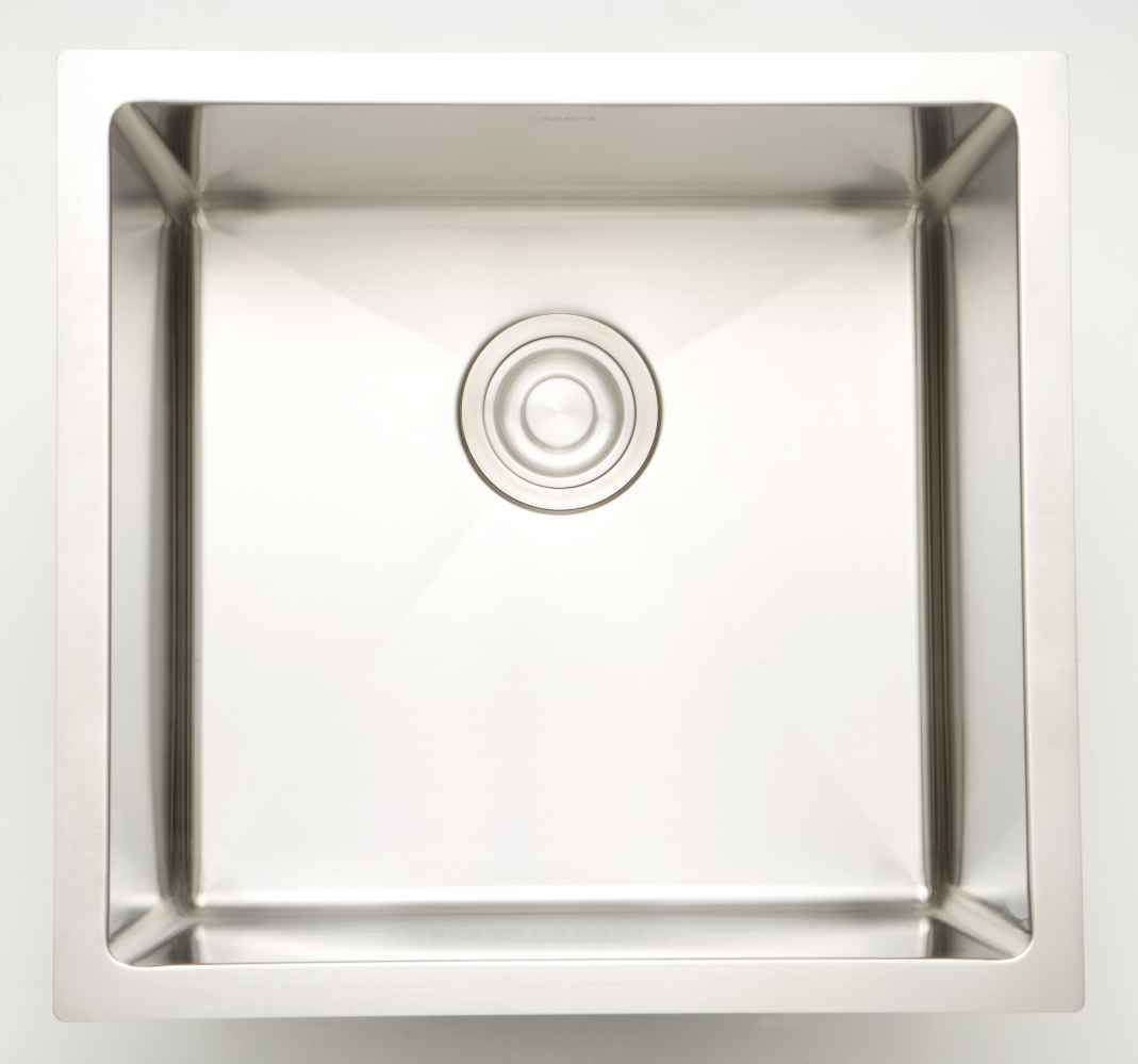20-in. W CUPC Approved Brushed Nickel Laundry Sink With 1 Bowl And 18 Gauge