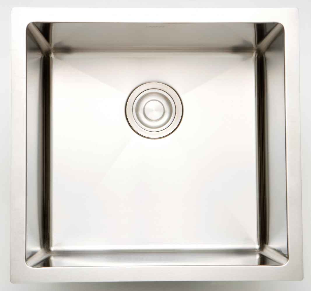15-in. W Undermount Brushed Nickel Kitchen Sink Set For Deck Mount Drilling - Strainer Included