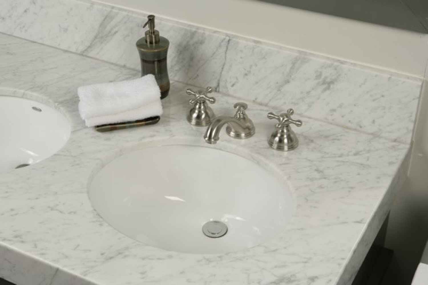 16.5-in. W CUPC Oval Bathroom Undermount Sink Set In White - White Hardware - Overflow Drain Incl.