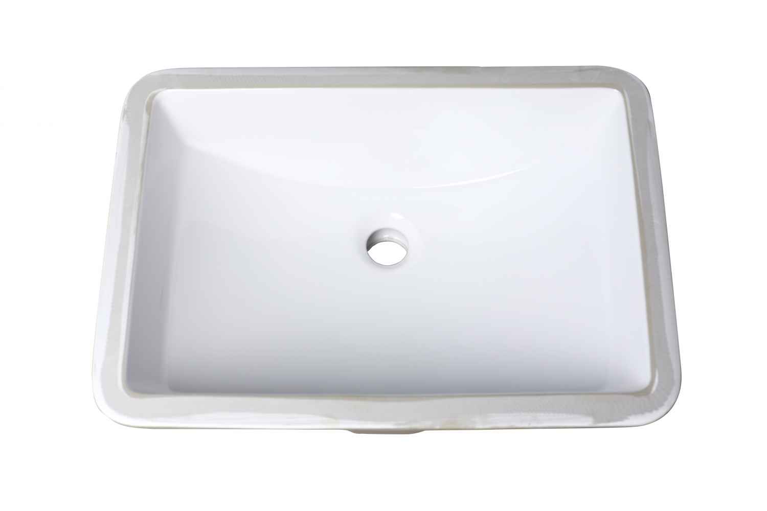20.75-in. W CUPC Rectangle Bathroom Undermount Sink Set In White - Chrome Hardware - Overflow Drain Incl.