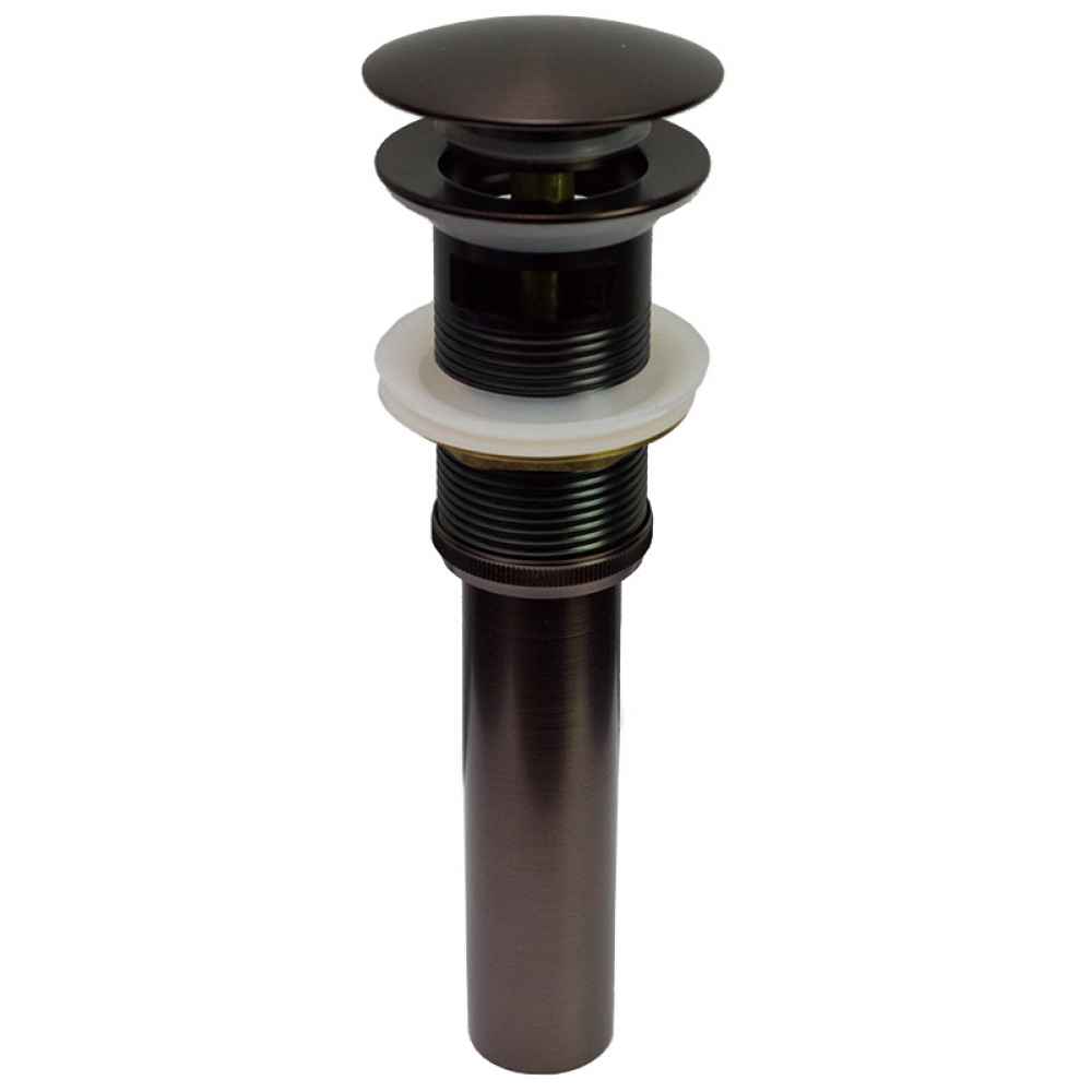16-in. W CUPC Square Bathroom Undermount Sink Set In White - Oil Rubbed Bronze Hardware - Overflow Drain Incl.